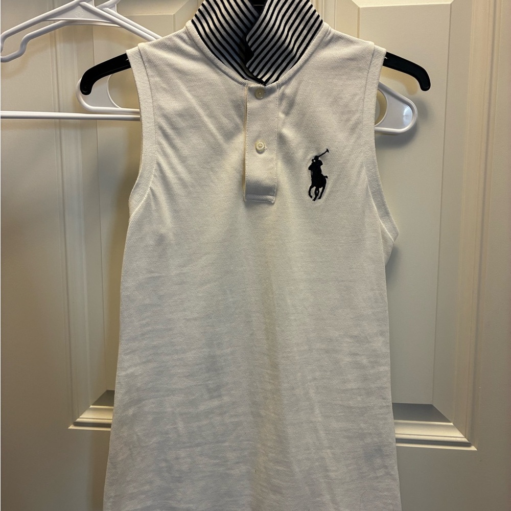 Ralph Lauren Navy and White Polo Shirt